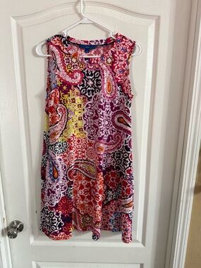 Apt 9 Women’s Colorful Paisley Print Dress Sz S. AP-118